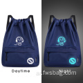 INEO Sports Plack Sack Pack Gymsack Gym Gym Cinch Cinch Sack Backstring Backpack Bag Bag Logo Logo